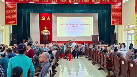 Xã Đại Hoàng tổ chức khám sức khỏe định kỳ miễn phí cho bà con Nhân dân năm 2026