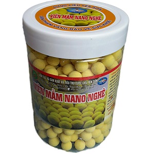 Viên mầm nano nghệ ( viên mầm mix tinh bột nghệ)