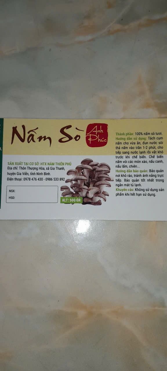 Nấm sò Thiên Phú