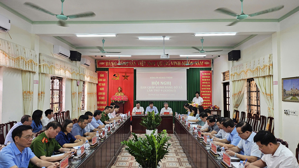 HỘI NGHỊ BAN CHẤP HÀNH ĐẢNG BỘ XÃ HẢI THỊNH LẦN THỨ 9 KHÓA I 