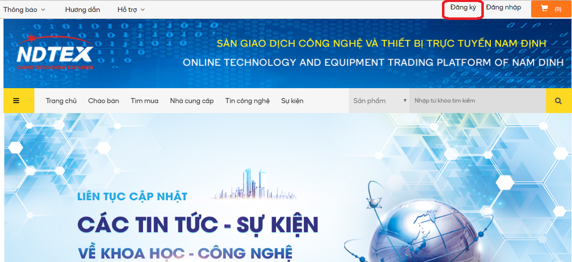 Hướng dẫn đăng ký thành viên NGƯỜI MUA
