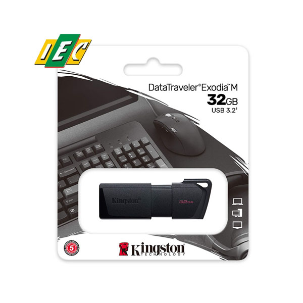 USB KINGSTON 32GB DATATRAVELER EXODIA M DTXM/32GB (USB 3.2)
