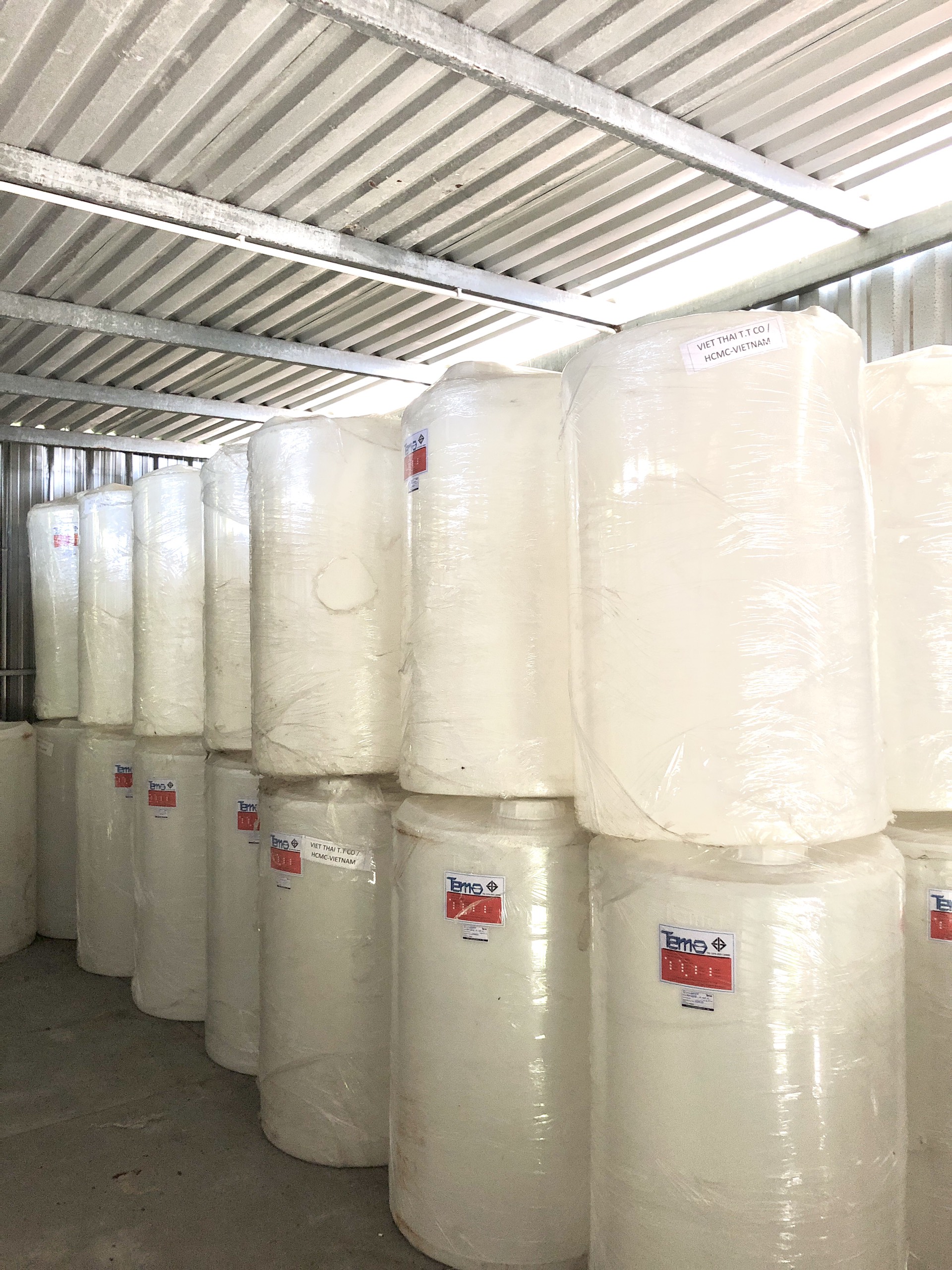 Bồn chứa hóa chất 300 lít Tema/Pakco Thái Lan