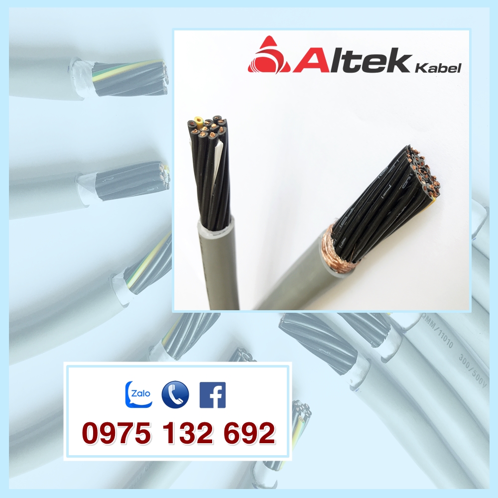 Cáp điều khiển, cáp tín hiệu 25x1.5, 25x1.0, 25x0.75, 25x0.5 mới 100%