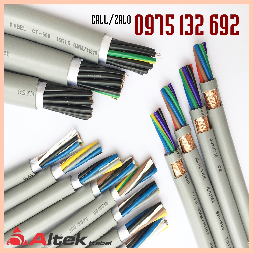 Cáp điều khiển 20 lõi 20x0.75 Altek Kabel