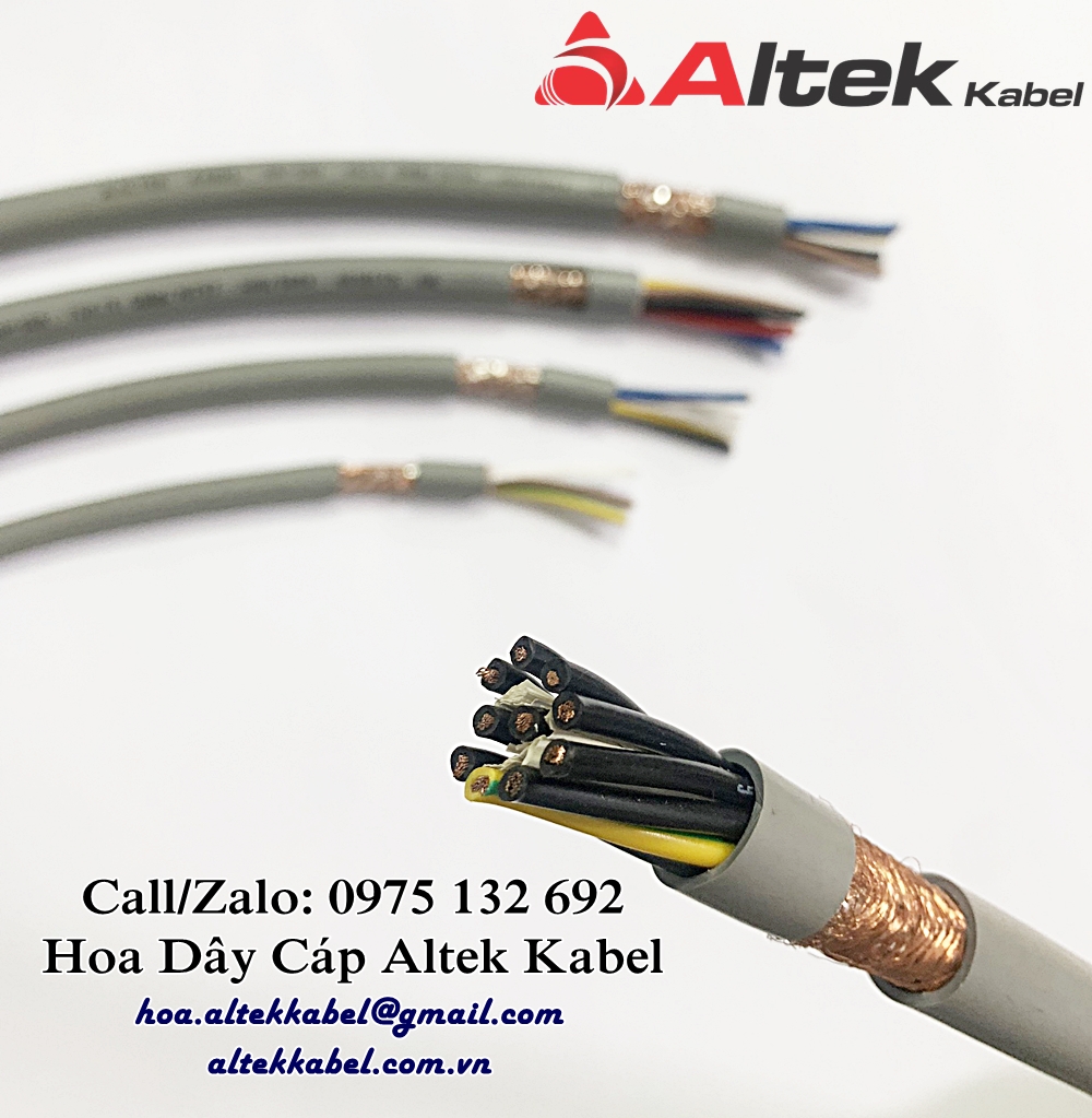 Cáp điều khiển CVV / RVV, cáp điều khiển chống nhiễu CVV-S / RVVP 