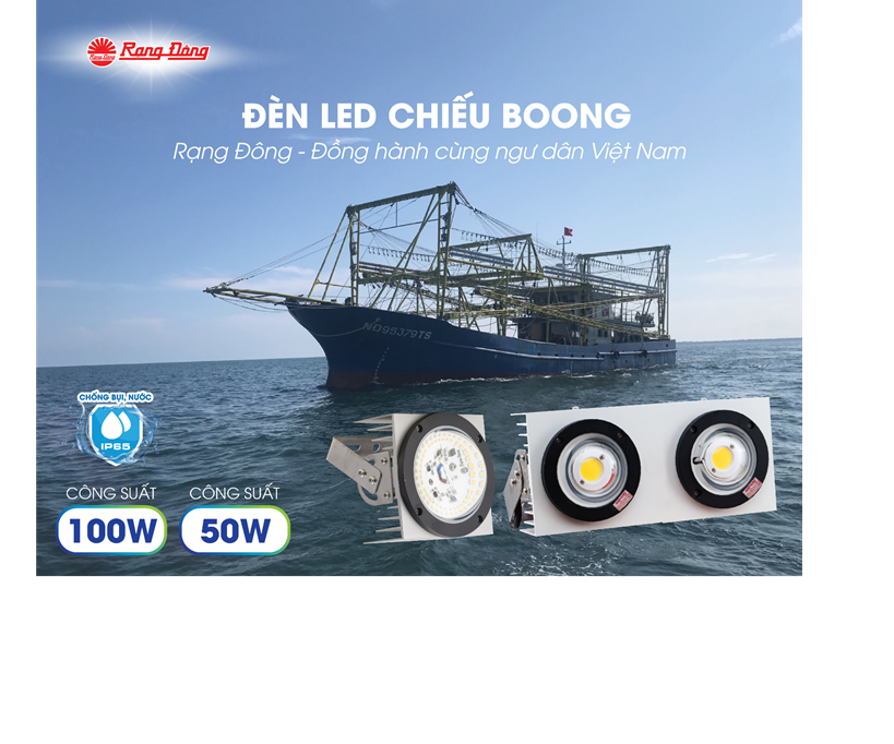 ĐÈN LED CHIẾU SÁNG SINH HOẠT TRÊN TÀU
