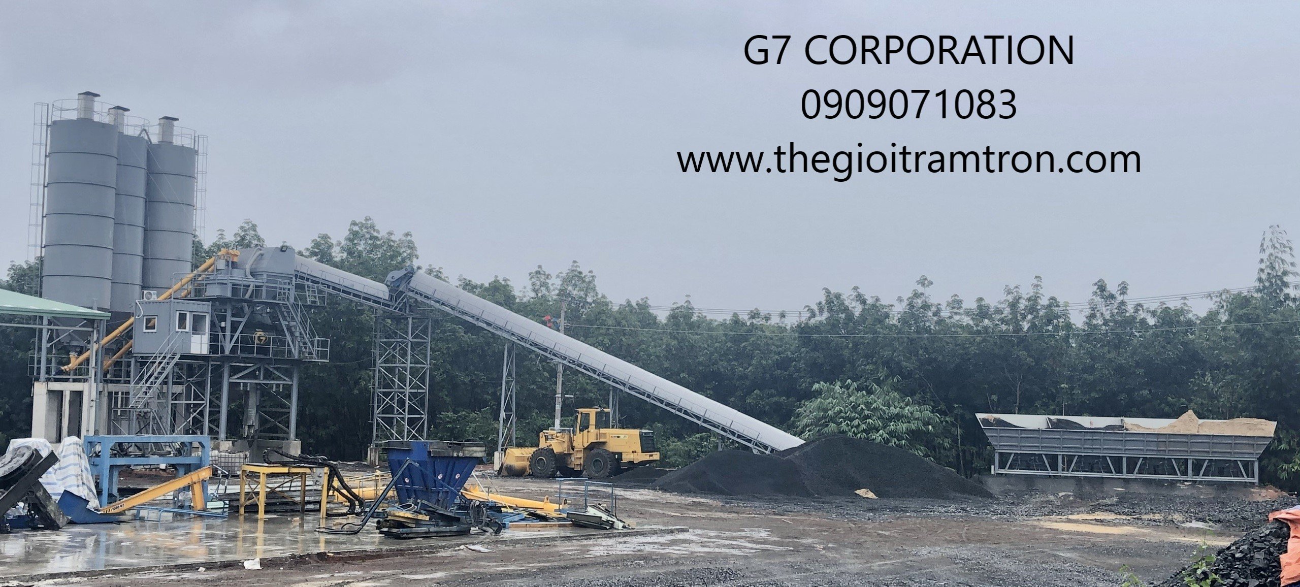 Trạm trộn bê tông 90m3/h