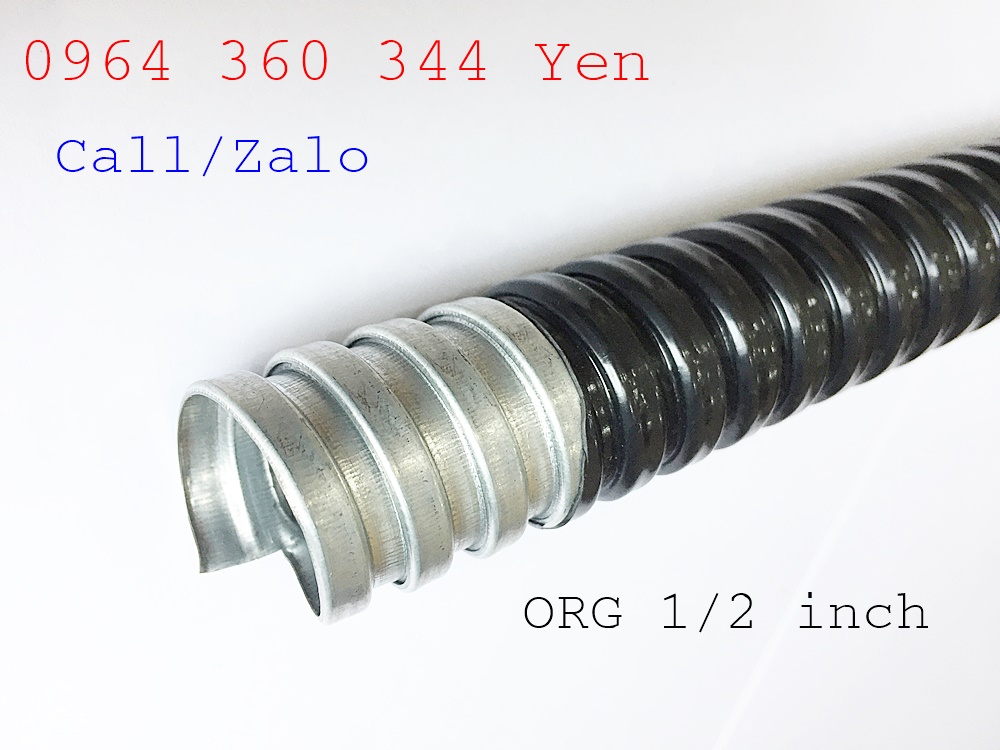 Ống kẽm đàn hồi bọc nhựa PVC phi 1/2