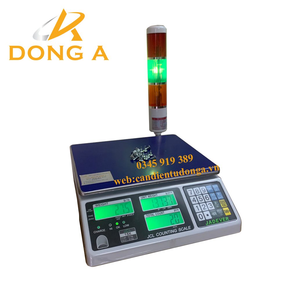 Cân Đếm Sản Phẩm có đèn cảnh báo 
