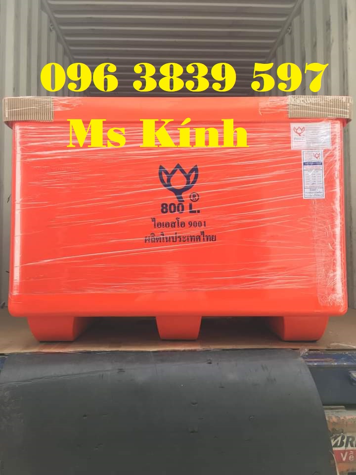 Thùng đá Thái Lan 800 lít, thùng giữ lạnh 800 lít