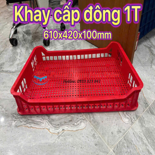 Khay cấp đông 1T Kích thước 610x420x100mm