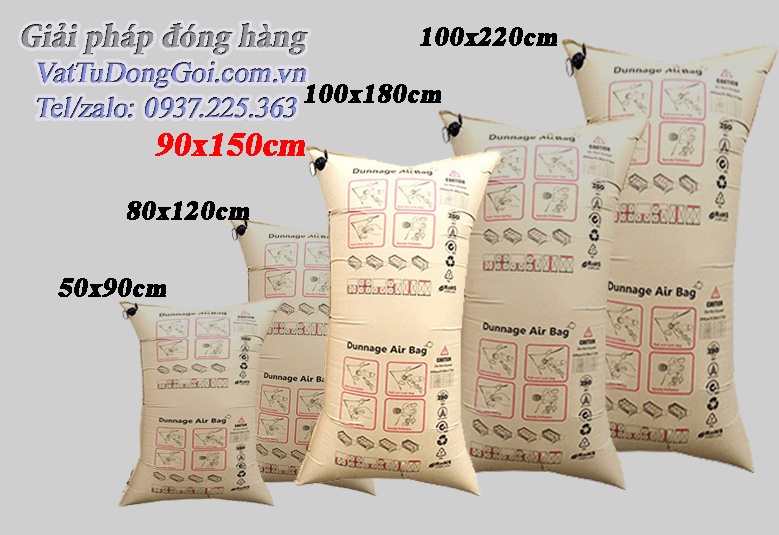 Túi khí chèn hàng 900x1500mm