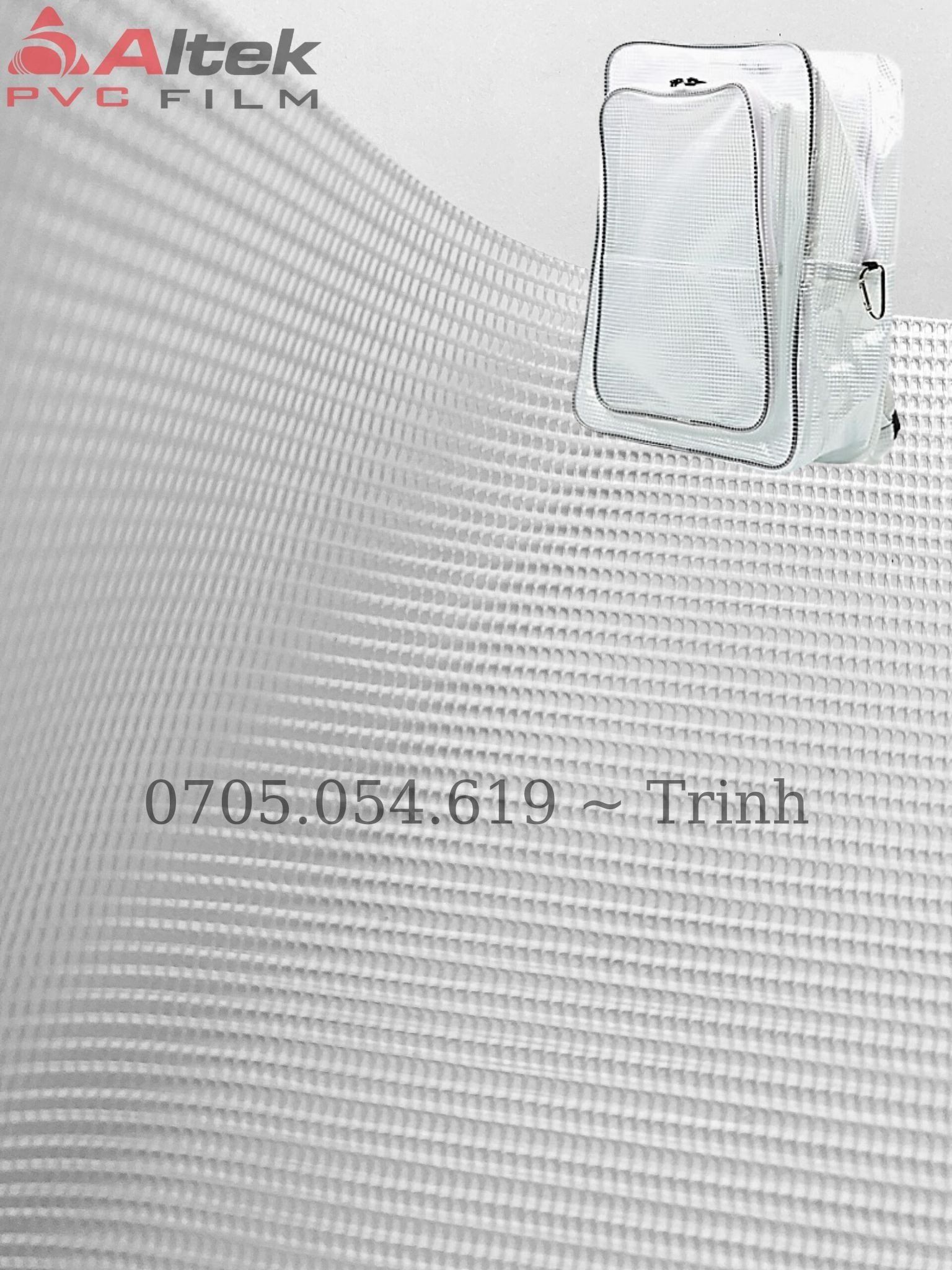 Màng nhựa pvc – lưới mịn màu trắng