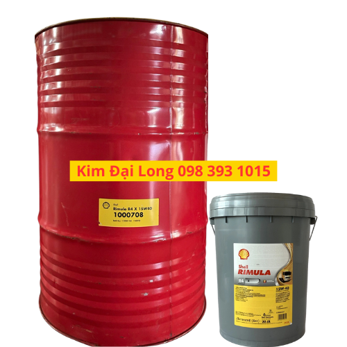 Dầu động cơ Shell Rimula R4X 15W40/20W50