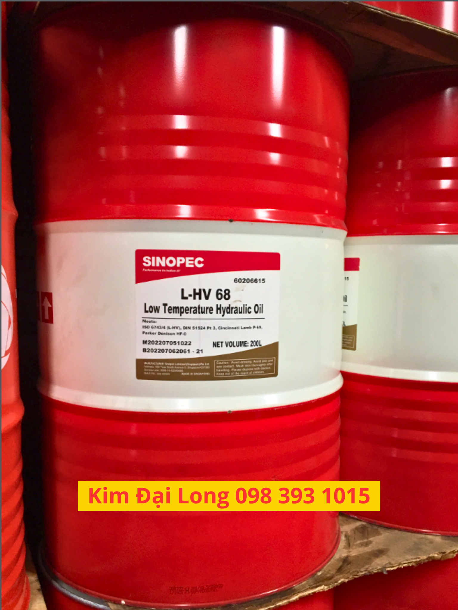 Dầu thủy lực Sinopec L-HV 