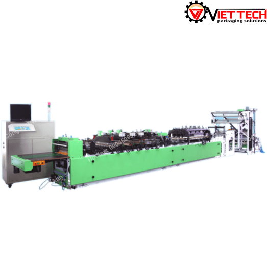 Máy làm túi hai chức năng hàn ba biên-hàn bụng GZSF-600A