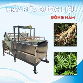 Máy rửa dược liệu, nguyên liệu thực phẩm đa năng