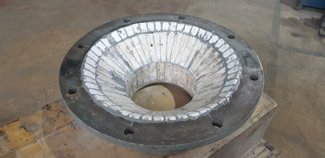 Bọc ceramic chịu mài mòn cho nòng Bơm, Ống, Cút, Phễu