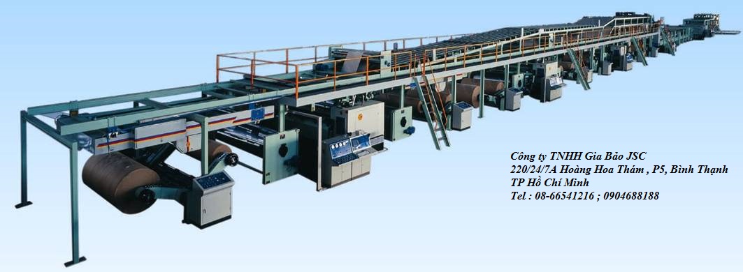 Dây chuyền sản xuất giấy carton