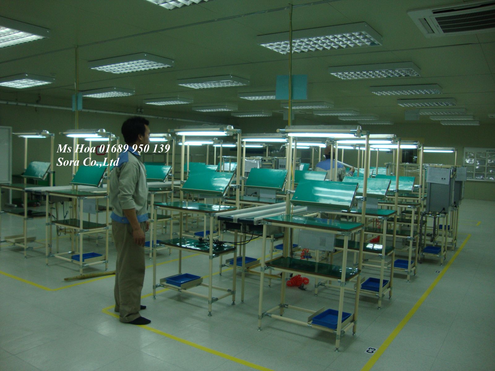 Bàn thao tác ống khớp BS, ống inox