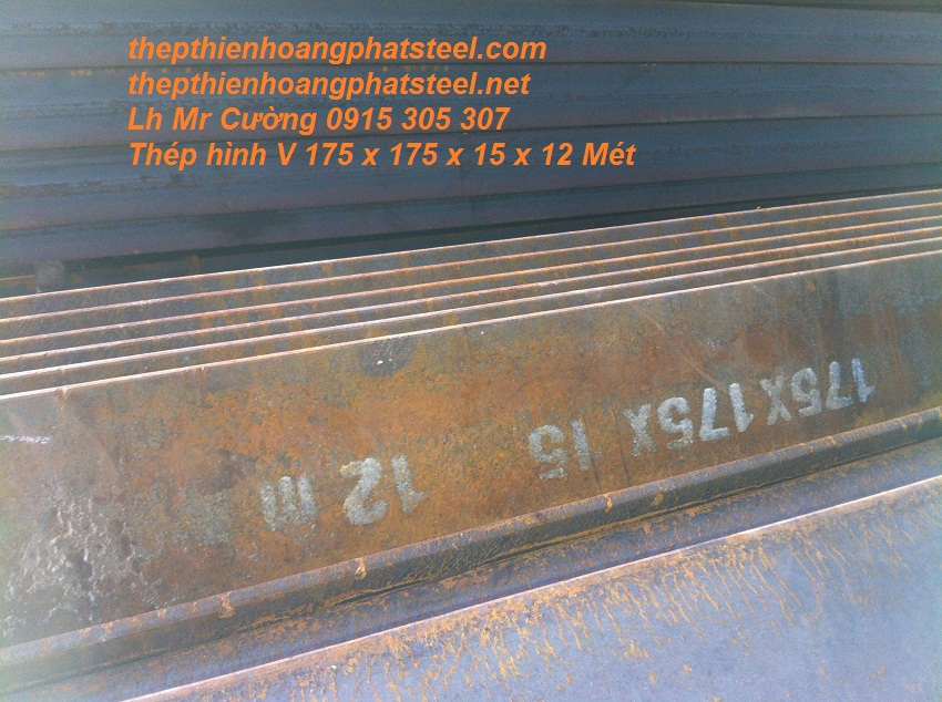 Thép hình V chữ V ., V 175 x 175 x 15 12 Mét