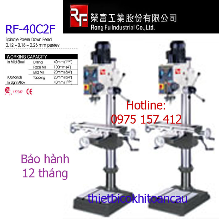 Máy khoan phay tự động RF-40C2F