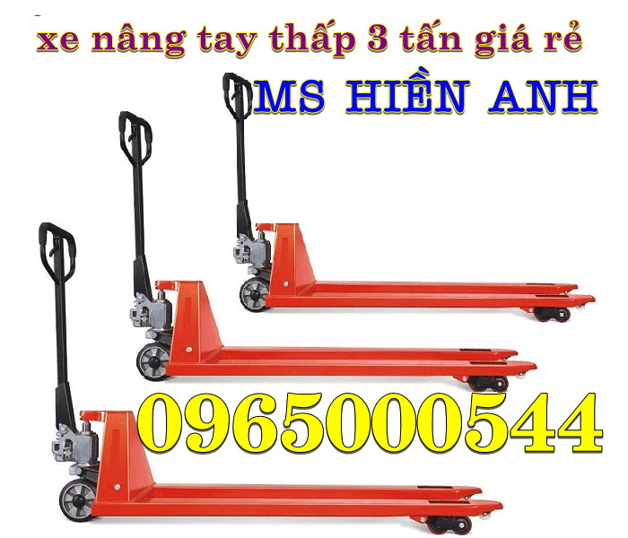 Xe nâng tay thấp 3 tấn nhập khẩu Đài Loan model CBYAC30