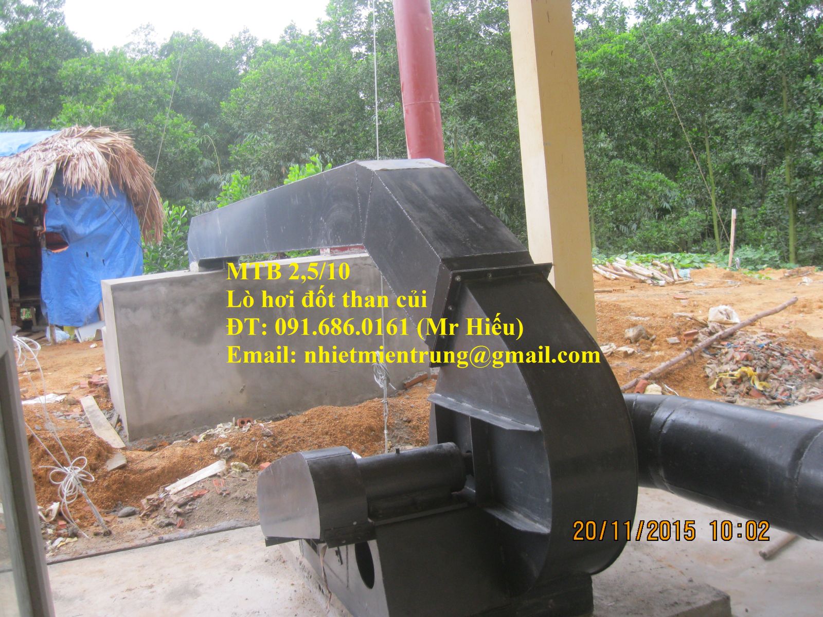Lò hơi công suất 2,5 tấn
