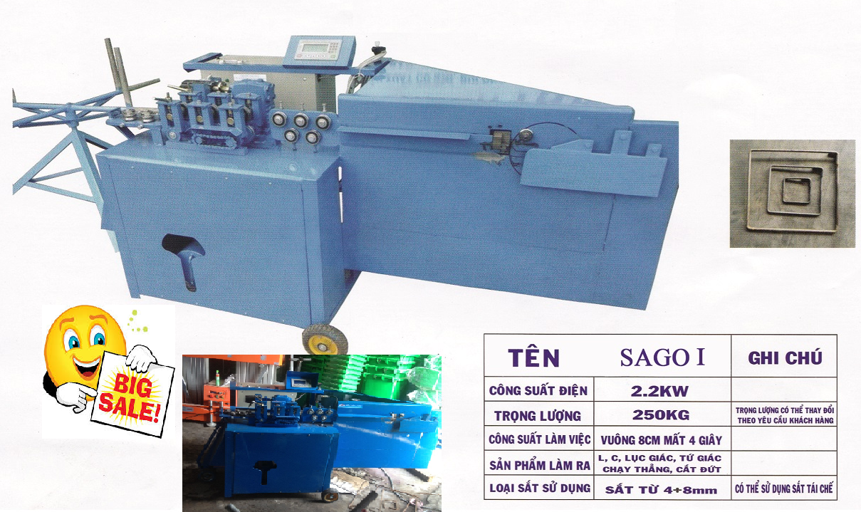 Máy cắt bẻ đai sắt tự động dạng đứng