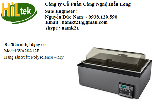 Bể điều nhiệt tuần hoàn Model WB05