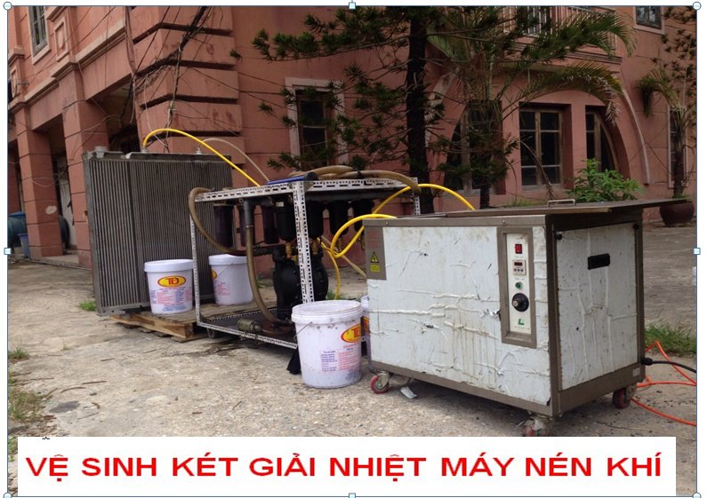 Dịch vụ vệ sinh giàn làm mát máy nén khí