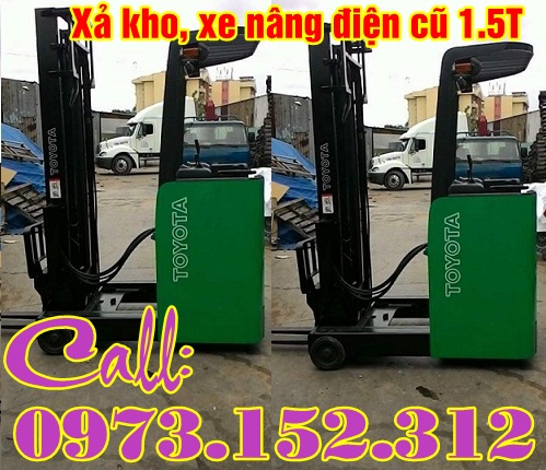 Xe nâng điện cũ Nhật Bản
