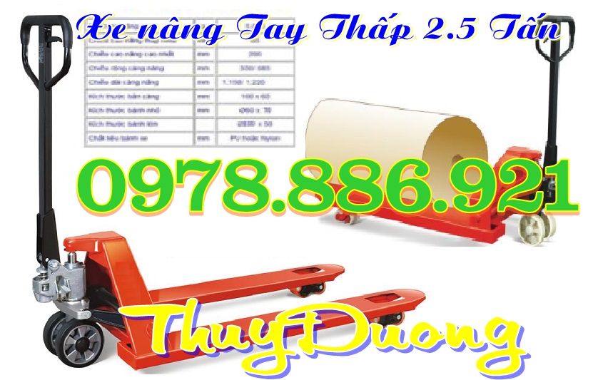 Xe nâng tay thấp trọng tải 2 tấn hiệu Eoslift – Đức