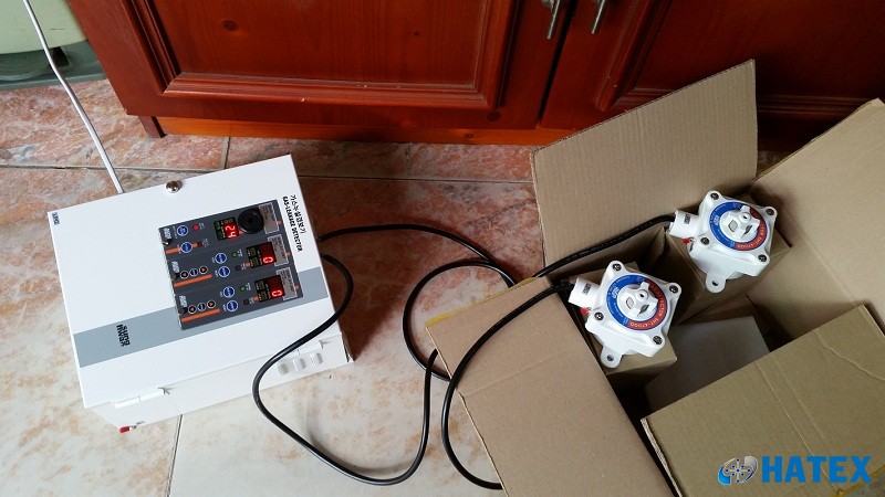 Bộ báo rò rỉ gas Tải App DubaiPalace 2 đầu dò phòng nổ (SungHwa)