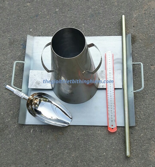 Dụng cụ đo độ sụt bê tông