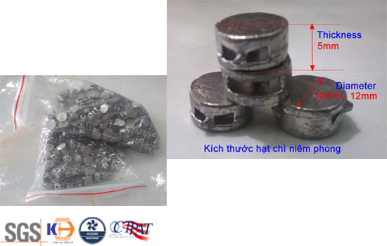 Viên chì cúc niêm phong 