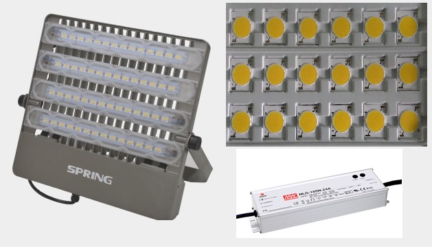 Đèn pha led 100W