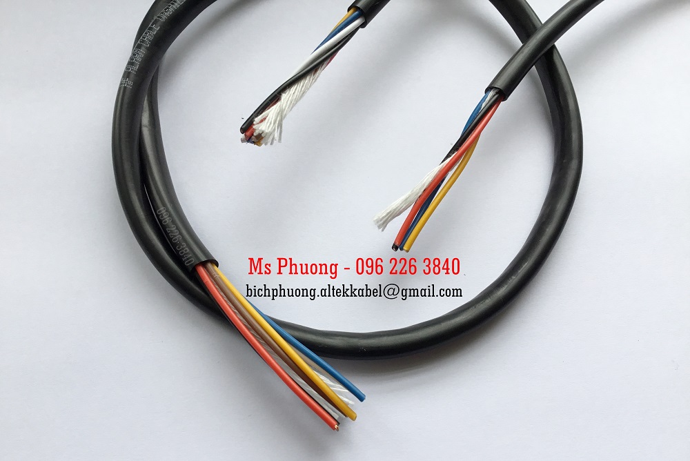 Cáp điều khiển tín hiệu, cáp báo cháy 4x0.3, 6x0.3