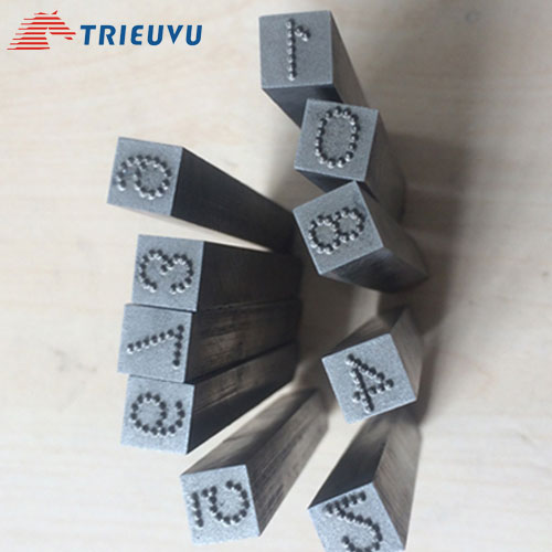 Mũi đột chữ số ký hiệu nét liền ngược, xuôi, nét chấm bi đủ mọi kích thước