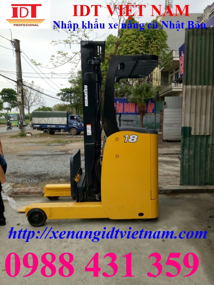 Xe nâng điện đứng lái Komatsu 1.8 tấn