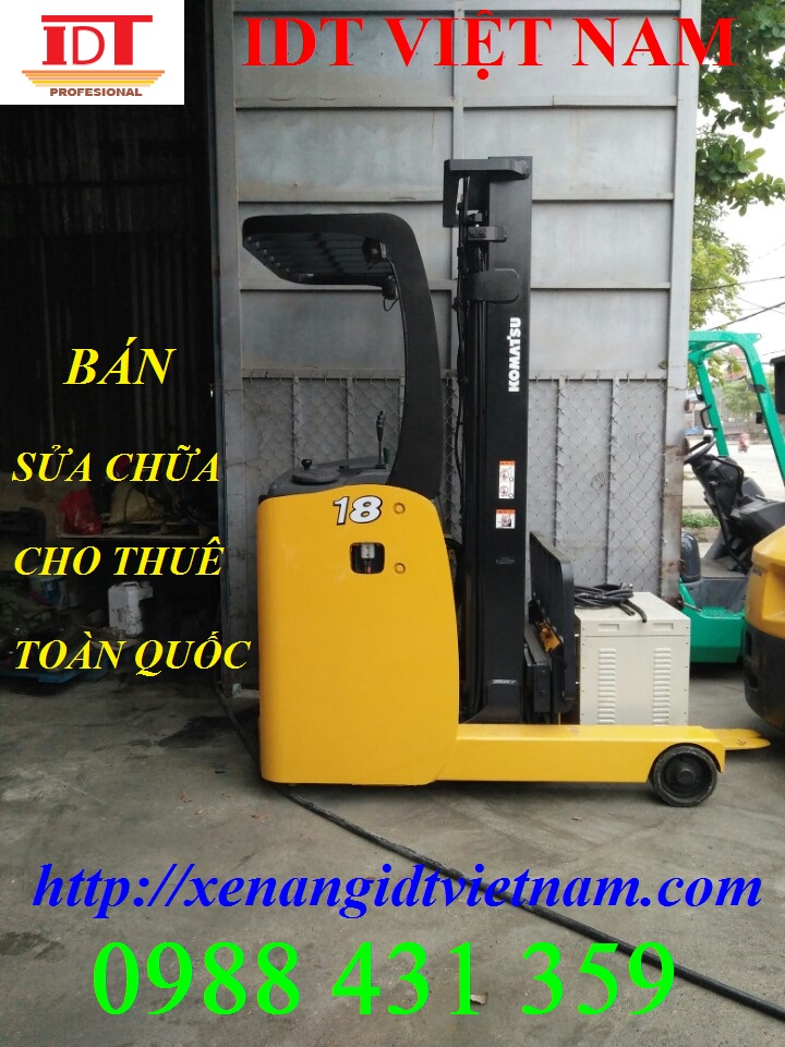 Xe nâng điện đứng lái Komatsu 1.8 tấn