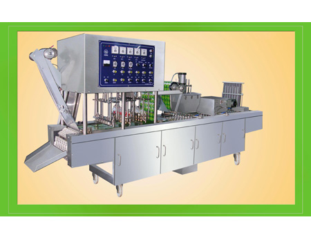 Máy dán màng ly tự động dạng băng tải
