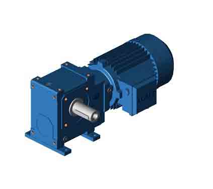 Motor giảm tốc Watt vuông góc trục vít bánh vít cốt dương