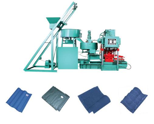 Dây chuyền sản xuất ngói không nung xi măng màu SMY8-128