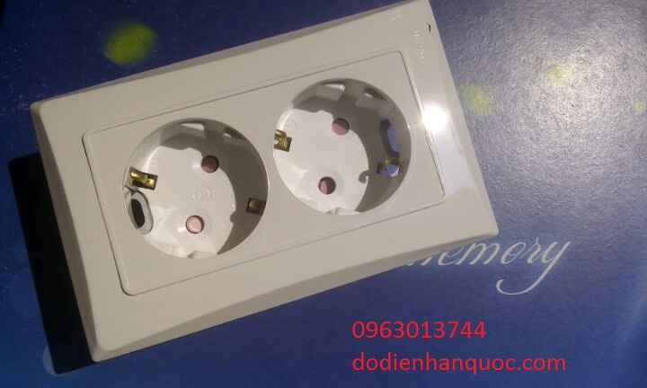 Ổ cắm điện âm tường 2 ổ cắm