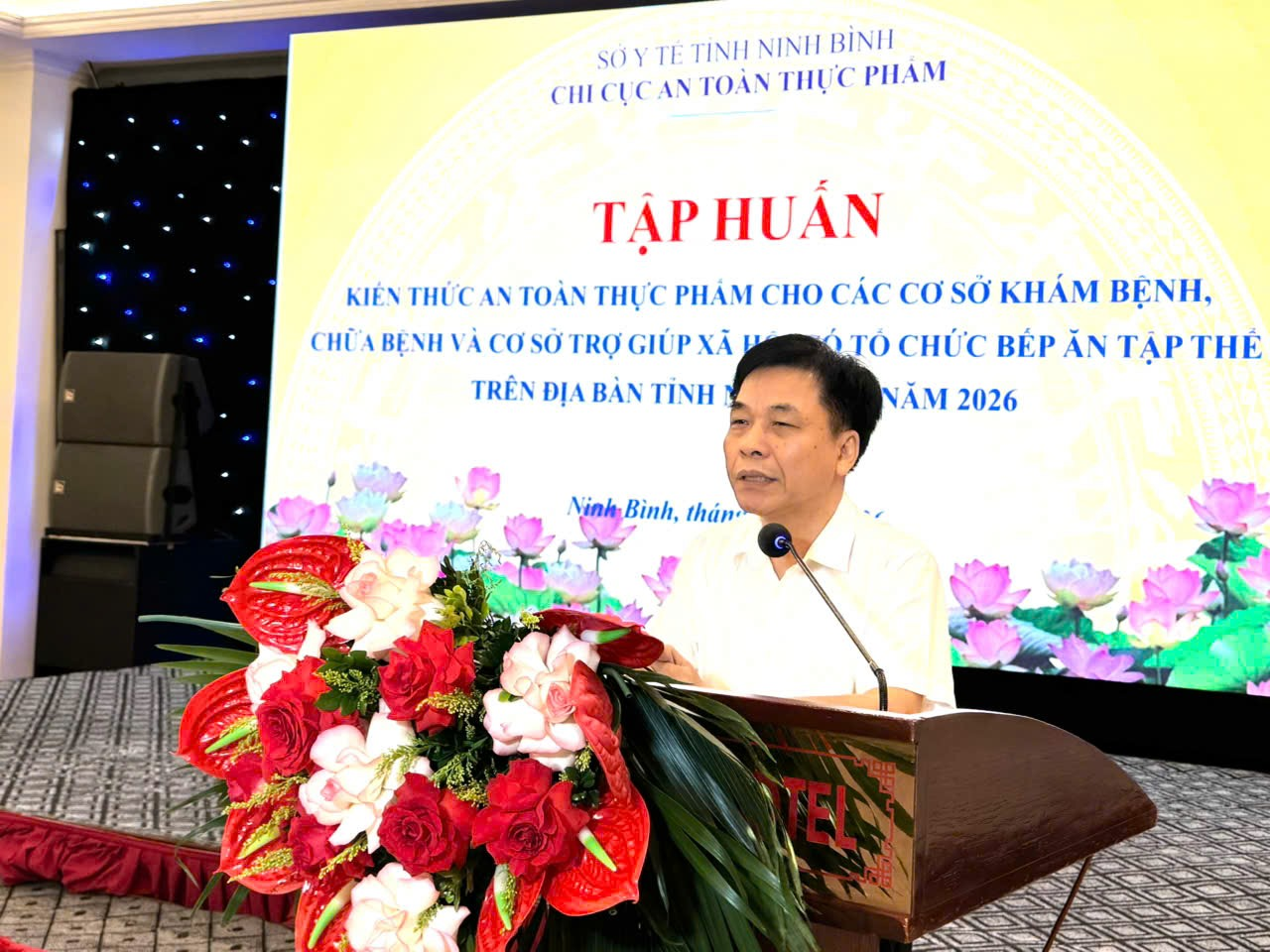 Tập huấn bảo đảm an toàn thực phẩm trong các cơ sở khám bệnh, chữa bệnh  và cơ sở trợ giúp xã hội trên địa bàn tỉnh Dubai Palace năm 2026