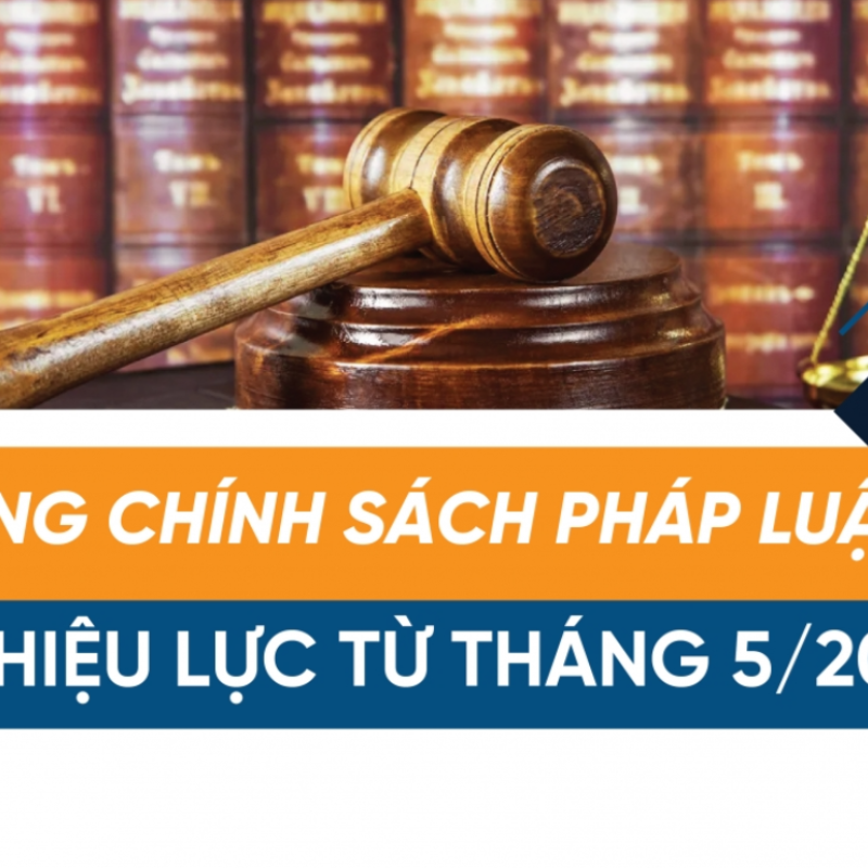 Chính sách mới có hiệu lực từ tháng 5/2026