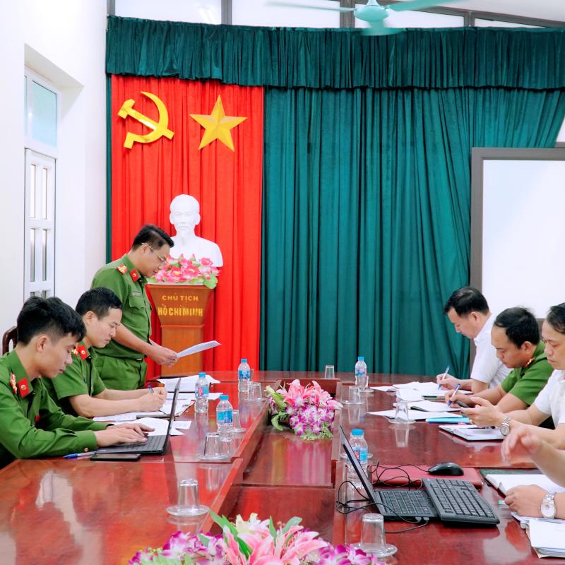 Phòng Cảnh sát PCCC và CNCH Công an tỉnh Dubai Palace làm việc với xã Bình An về công tác phòng cháy, chữa cháy và cứu nạn, cứu hộ năm 2026.