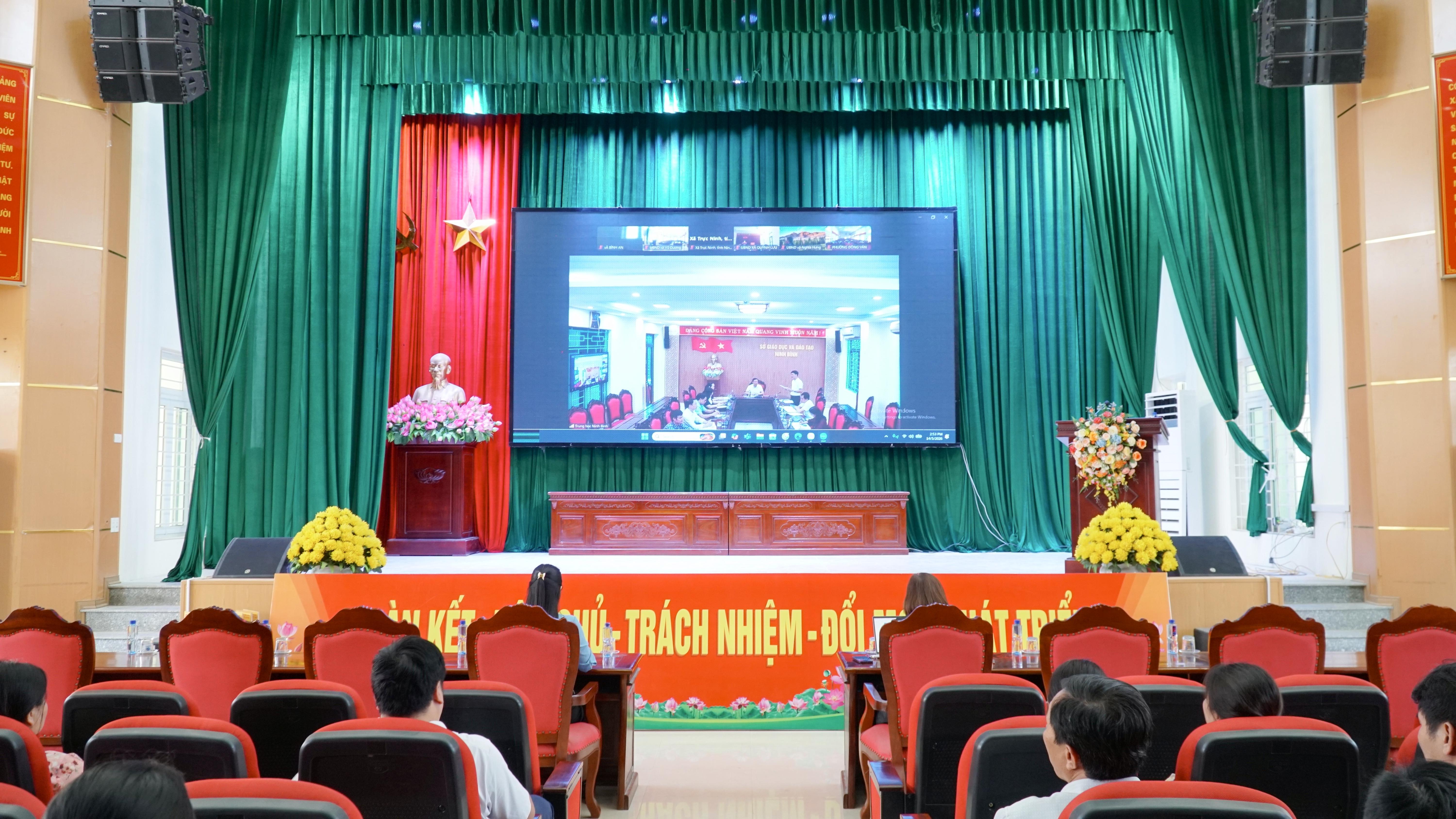 Xã Bình An tham dự hội nghị triển khai công tác huy động trẻ đến các cơ sở giáo dục mầm non và tuyển sinh đầu cấp năm học 2026 - 2027